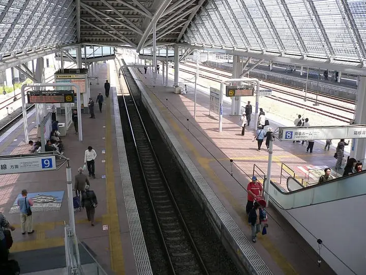 Photograph: train at a platform